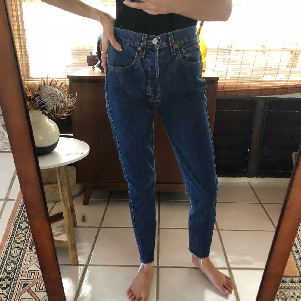 Re/done Levi’s Denim High Rise Skinny Jeans